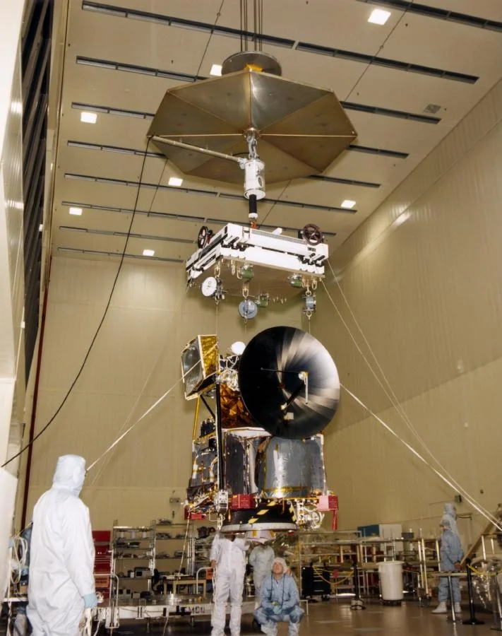 Ensamble de la Sonda Mars Climate Orbiter que se desintegró en la atmosfera de Marte en 1999, por usar sistemas de unidades de medidas diferentes, mezclaron el sistema inglés con el sistema internacional de medidas. 